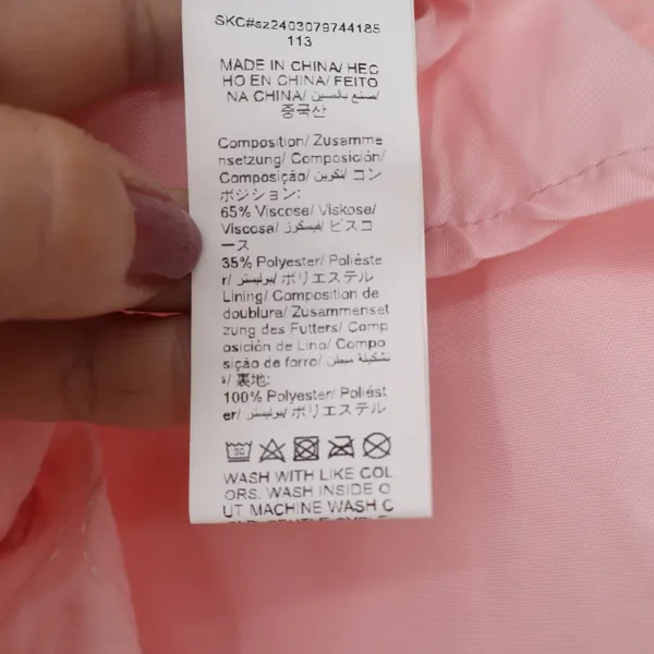 Musera Skirt Womens S Pink Floral Embroidered Mini Excellent - Image 3