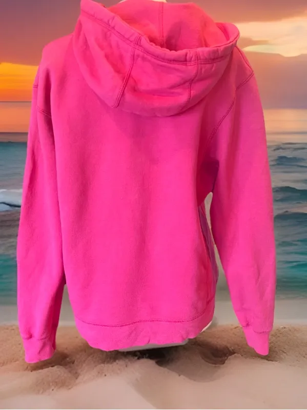 Auburn Pink Pullover Hoodie Size L - Image 5