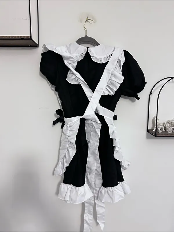 NWOT Anime French Cat Maid Halloween Sexy Dress Up Costume Size Adult Medium - Image 3