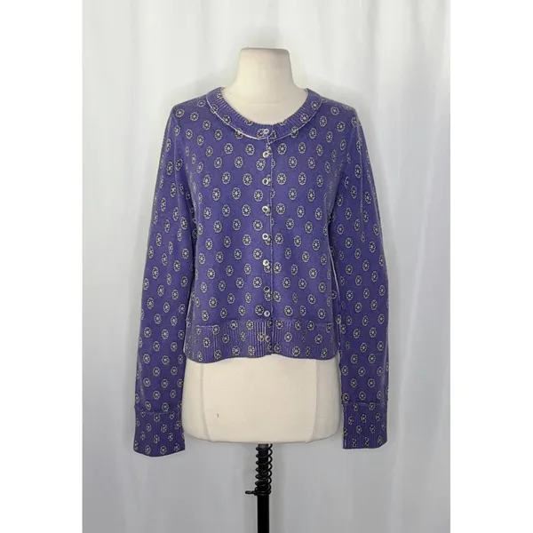 NWT!! FREE PEOPLE Nocturnal Patterned Cardigan Sweater Cardi‎ Floral Large - Image 2