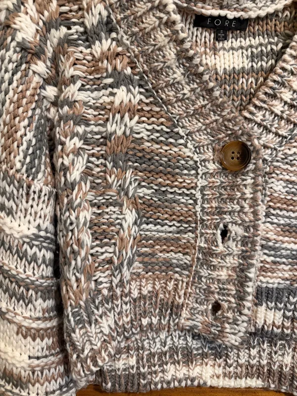 These Three Boutique chunky knit cardigan  - Image 3