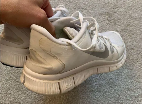 Nike Free Run Sneakers White Size 8 - Image 9