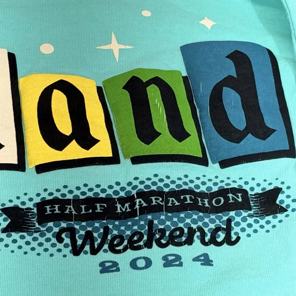 Disney Spirit Jersey Adult XS Teal 2024 Run Disney Disneyland‎ Half Marathon - Image 11