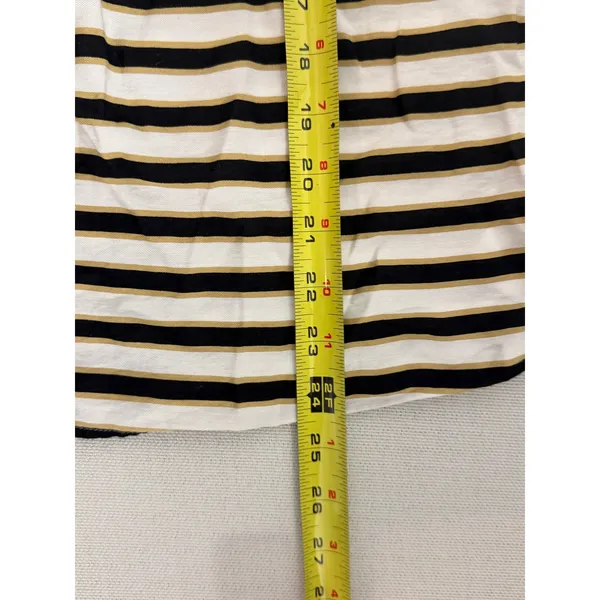 Maeve Anthropologie Silky Striped Buttondown size MP - Image 10