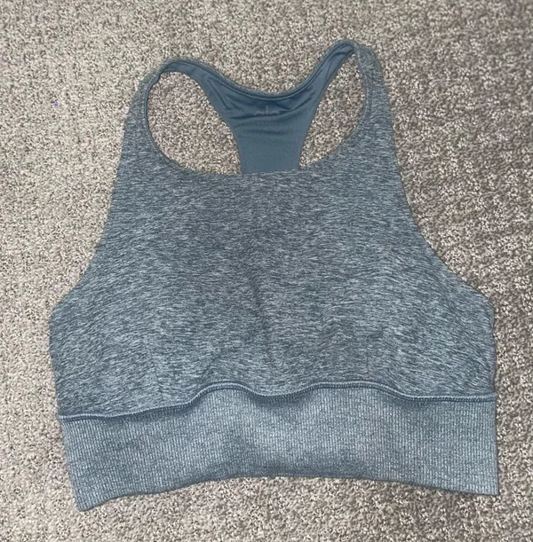 Alo Blue Yoga Bra - Image 3
