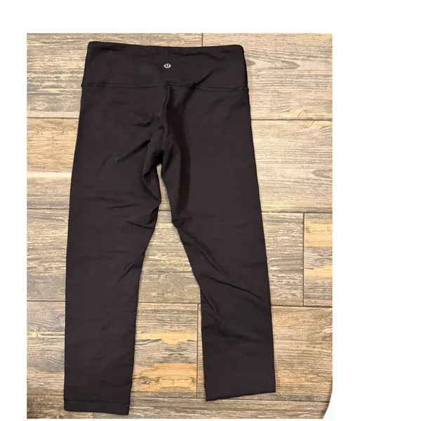 Lululemon Black High Rise Yoga Leggings Bundle of‎ 2 Size 4 Cropped Full Length - Image 6