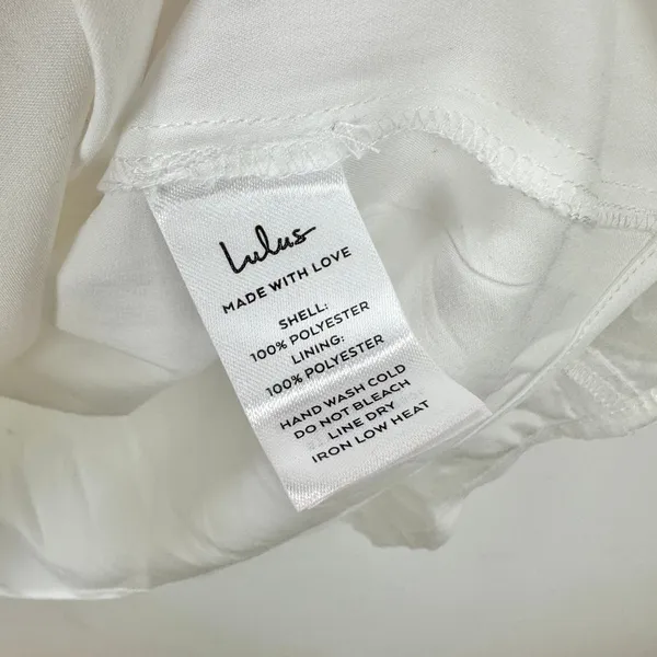 Lulus Darling Image White Chiffon Ruffled Off-the-Shoulder Mini Dress XS NWT - Image 11