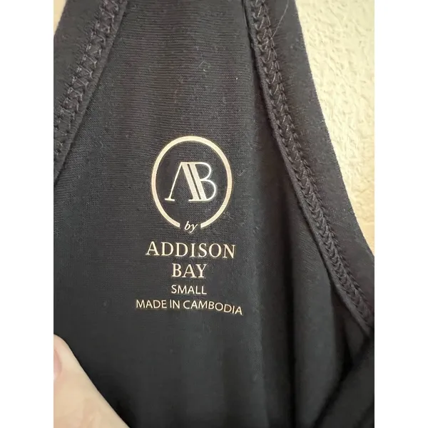Tuckernuck Addison Bay Active Dress Size S Black‎ Racerback Built In Shorts - Image 4