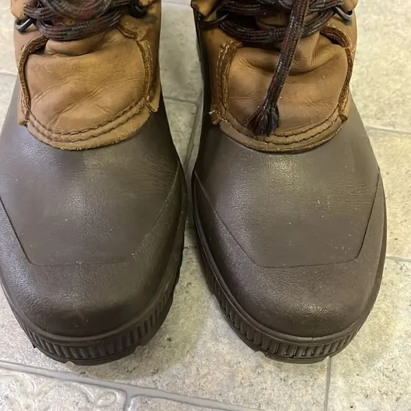 Sorel Badger Brown Women’s Insulated Winter Toe-Up Boots with Faux Fur- Size 7 - Image 7