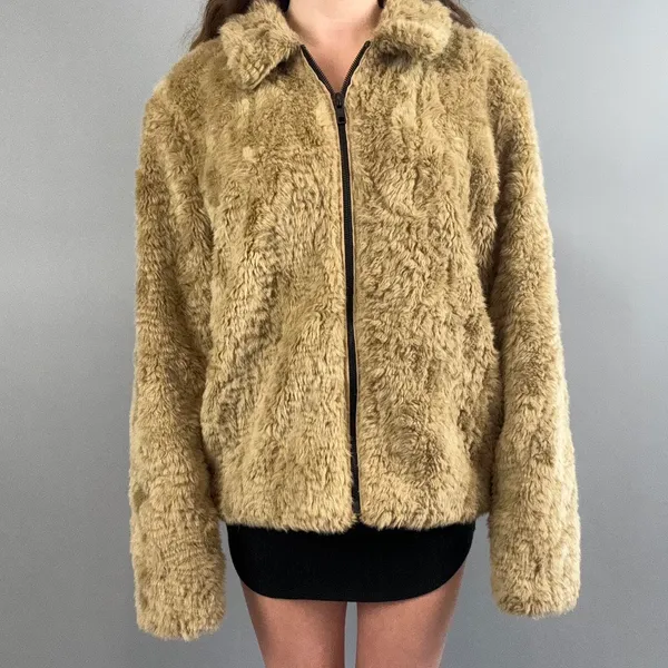 ASOS Faux Fur Jacket - Image 3