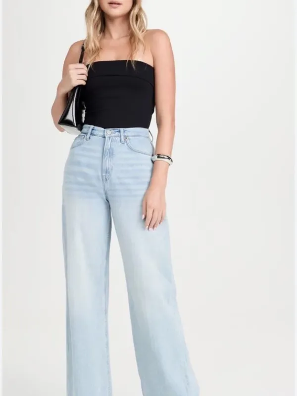 NEW NWT SZ XS white Susana Monaco Fold Over Tube Top Fold Over Tube Top - Image 4