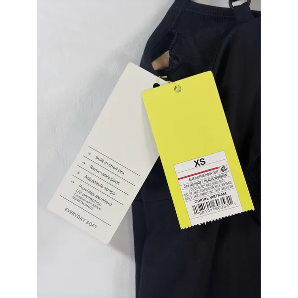 All In Motion Everyday Soft Jumpsuit Black XS Cutout Back Activewear New w/ Tags - Image 13