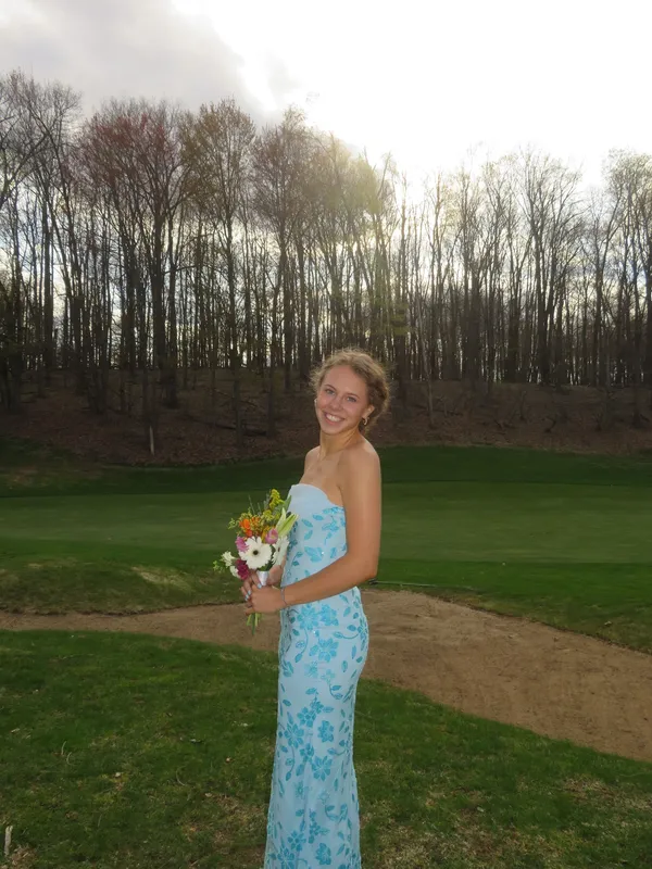 Peppermayo Exclusive - Prism Beaded Maxi Dress - Blue - Image 2