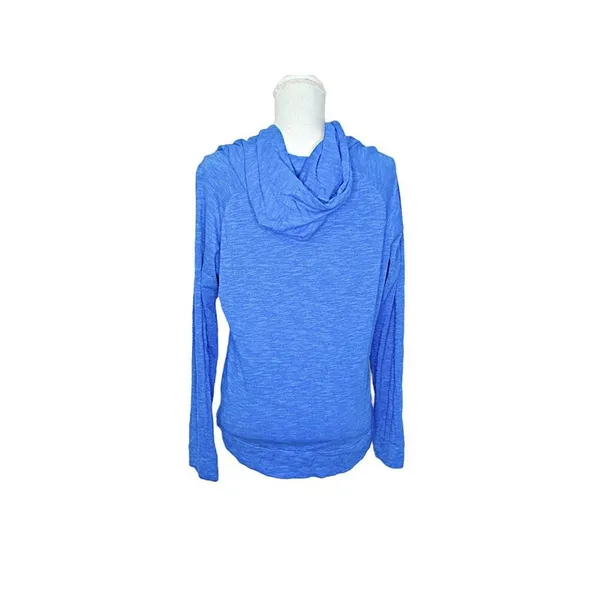 Columbia Womens Blue Rocky Ridge III Lightweight Pullover Hoodie Pouch Pockets L - Image 2