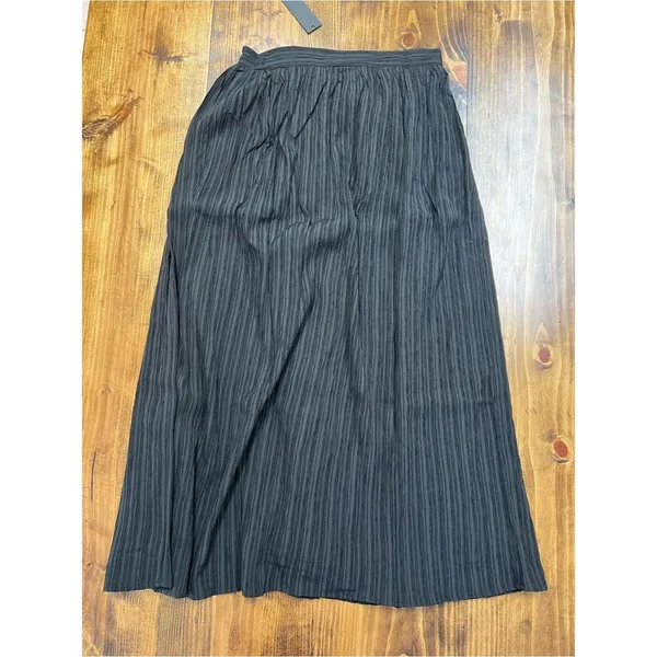 Lulus Midsummer Memories Black Mid-Rise Maxi Skirt Size Medium NWT - Image 9