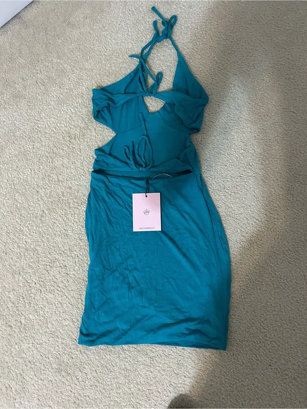 Hello Molly No Need to Talk Dress Blue - Image 4