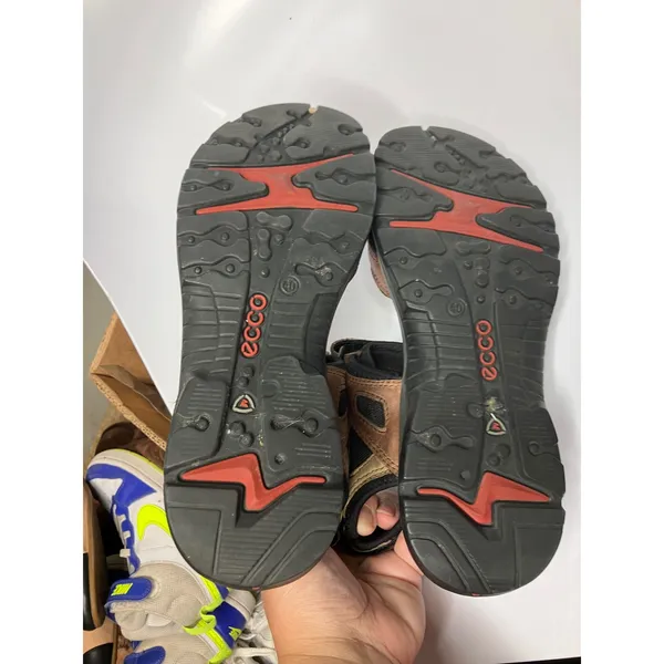 ECCO Yucatan Sandals Womens 40 Brown Excellent Hiking Walking Strappy Outdoor - Image 6