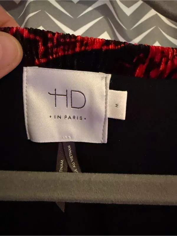 Anthropologie / HD in Paris | Dierdre Velvet Column Dress, M - Image 8