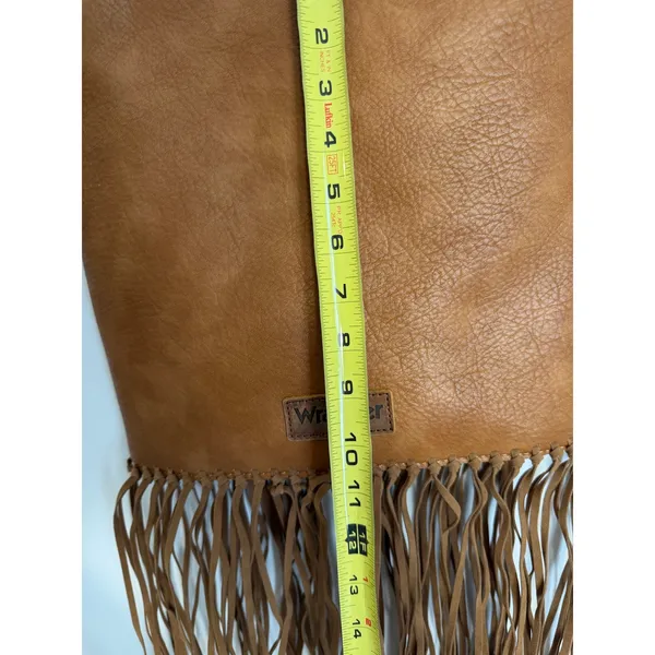 Wrangler fringe shoulder bag western-style front pocket NWOT - Image 6