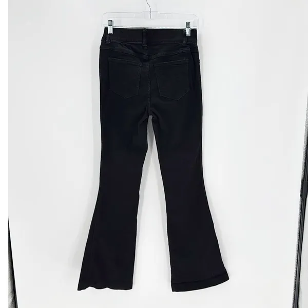 Spanx EveryWear Flare Jeans Womens High Rise Pull On Clean Black size S classy - Image 4