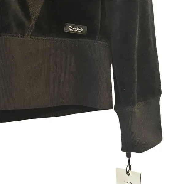 Calvin Klein Women's Black Full Zip Jacket Size S‎ Casual Hooded - Image 11