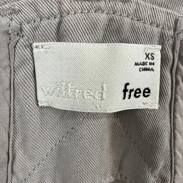 Wilfred Free Jumpsuit Women XS Tan Great Utility Drawstring Overalls Aritzia - Image 3