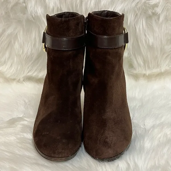 Lauren Ralph‎ Lauren Myla Saude Leather Boots Size 8 B19B - Image 3