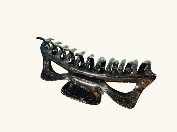 Oversized Tortoise Brown Acrylic Hair Claw Clip Large French Jaw Hair Accessory - Image 3