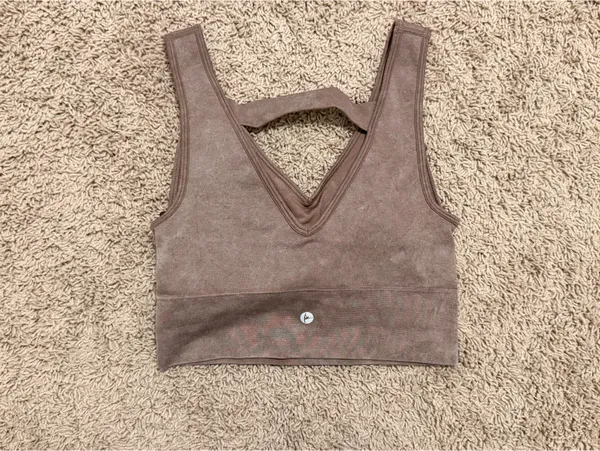 90 Degrees by Reflex Brown Sports Bra - Image 2