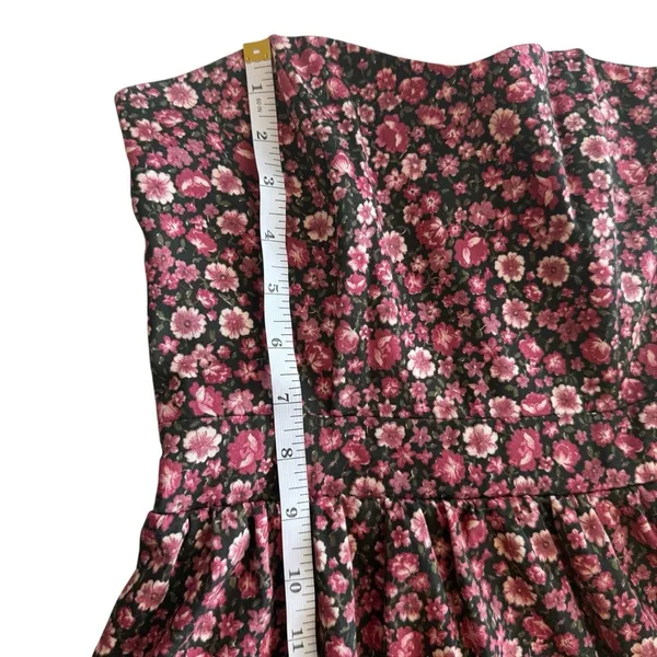 Sound & Matter Pacsun Floral Whimsigoth Mini Dress XS Strapless Fairy Grunge‎ - Image 8
