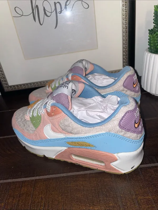 Nike Air Max 90 SE “Sun Club Multi” Women’s Sneakers Size 6 (DJ9997-100) - Image 11