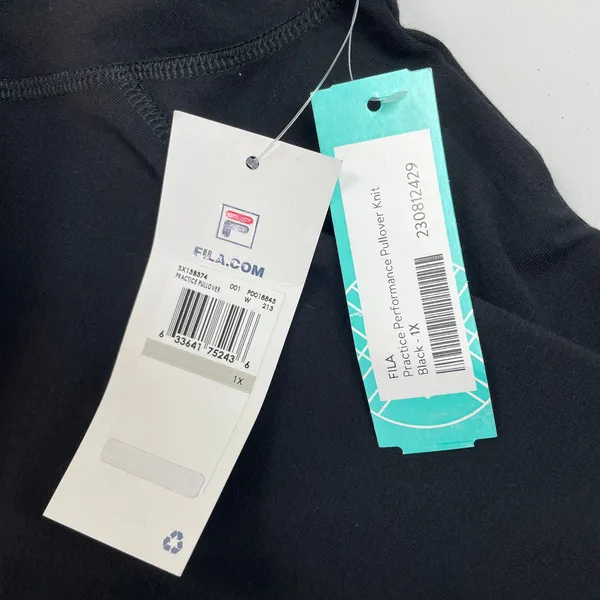 Fila Plus‎ Size 1X Practice Pullover Hooded Top Jersey Knit Activewear Workout - Image 11
