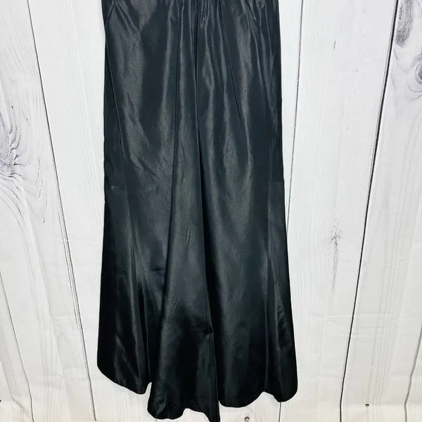 Lazaro Y2K Black Layered Taffeta Evening Gown Dress Sz 4 Sleeveless USA - Image 7