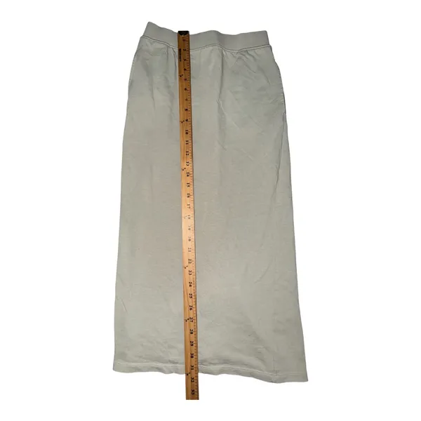 Zara Sage Green Pull On Maxi Skirt, Small - Image 7