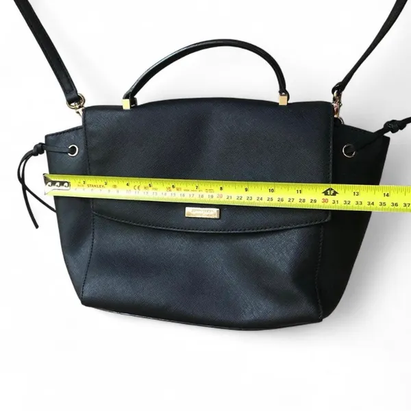 Kate Spade New YORK ♠️ Black Lilah Laurel Way Leather Satchel - Image 10