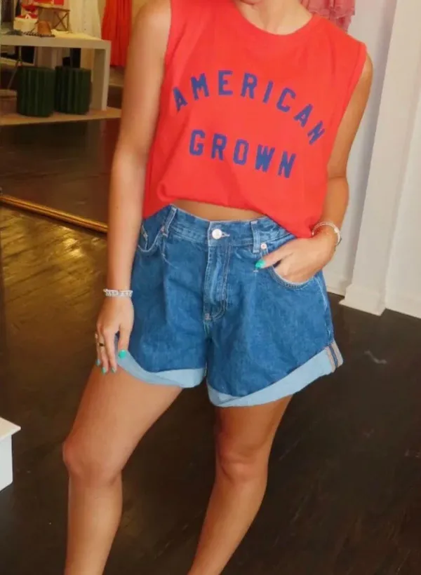 Free People Denim Shorts - Image 5