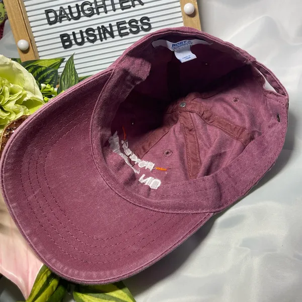Virginia Tech Hokies On Track Hat Cap Adjustable Port & Company Maroon - Image 2