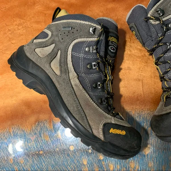 Asolo Gortex Waterproof Leather Hiking Boots FSN 70 GTX size 8.5 - Image 12