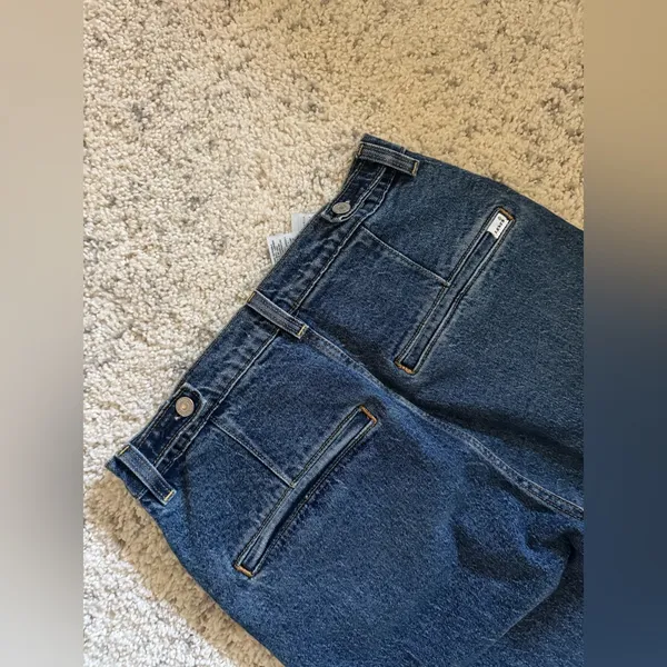 Levi‘s Cinch Ribcage Straight Ankle‎ Jeans Sz 28 in Blue Viral Trend - Image 6