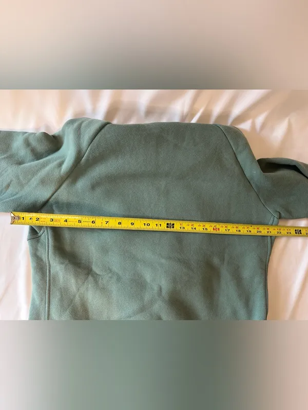 Women’s Sage Green Full-Zip Hooded Jacket - Image 3