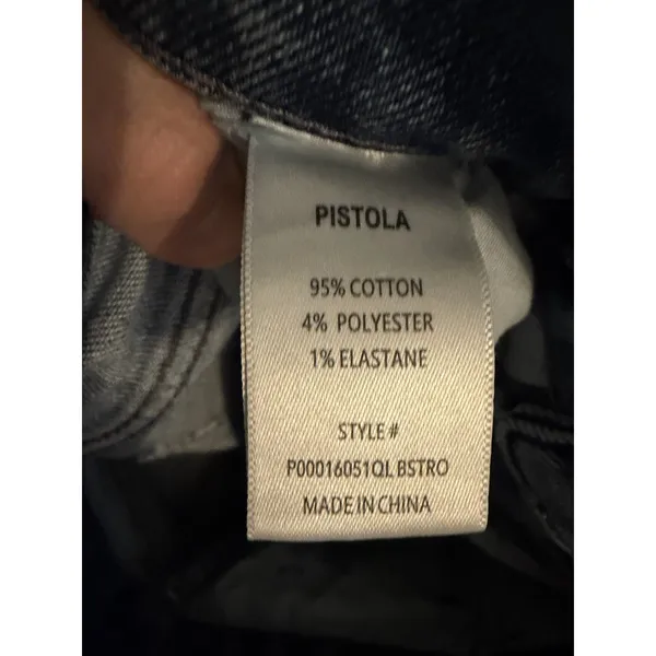 PISTOLA DENIM Bistro High Rise Ultra Wide Leg Lana Crop Sz 25 NEW $188 - Image 12