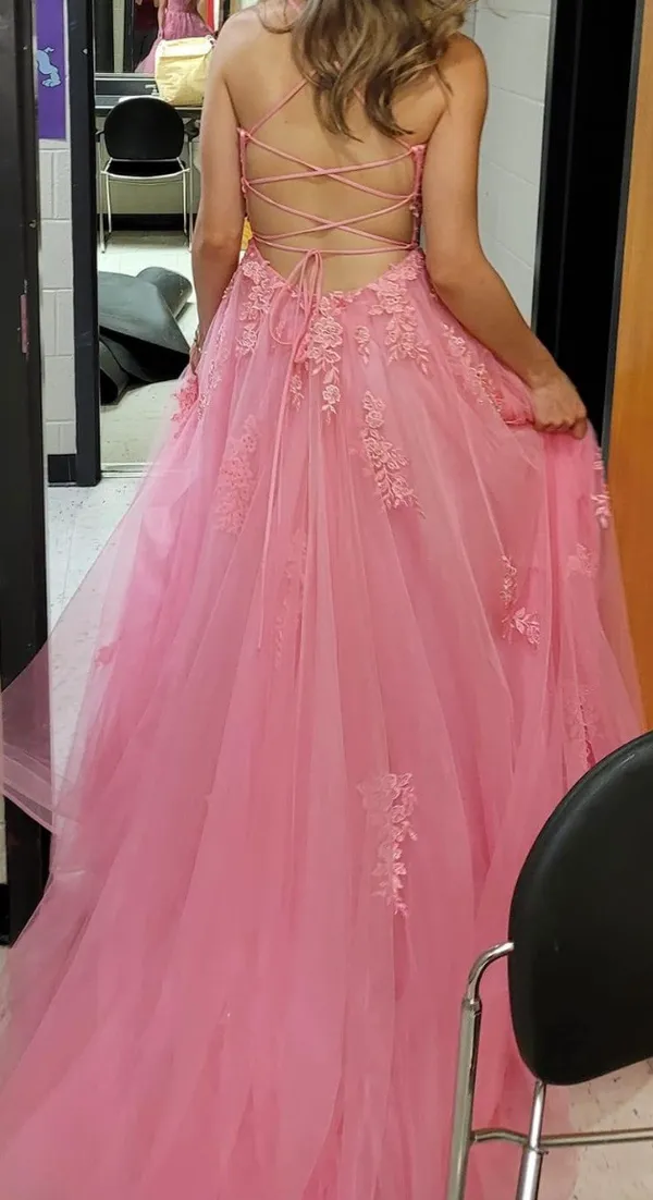 La Femme Pink Prom Dress - Image 6