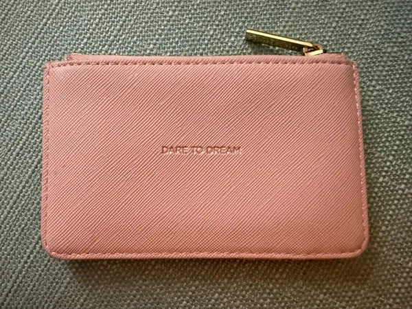 Estella Bartlett Pink Vegan Leather Card Purse - Image 4