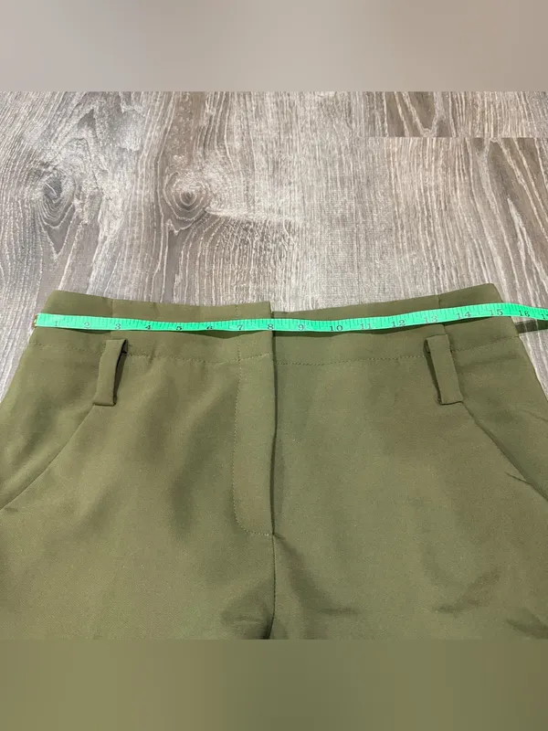 New York & Company Green High Rise Pants - Image 7