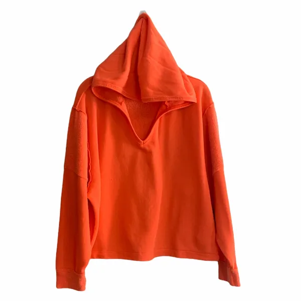 Lulus V-Neck Pullover Hoodie Sweatshirt NWT Size Small - Image 4