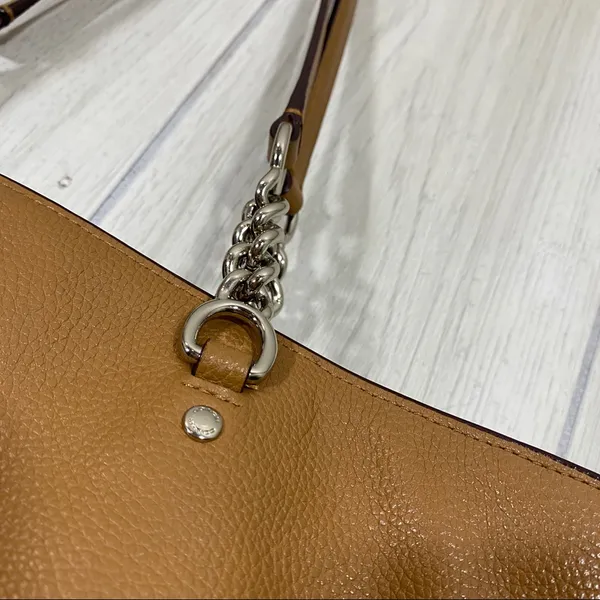 Coach Sophia Pebbled Leather Tote Bag Handbag Purse 36600 - Image 5