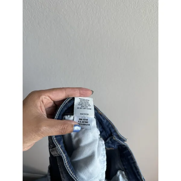 BKE Victoria Mid Rise Skinny Jeans 32x32 Universal Fit Stretch Blue Denim Buckle - Image 11