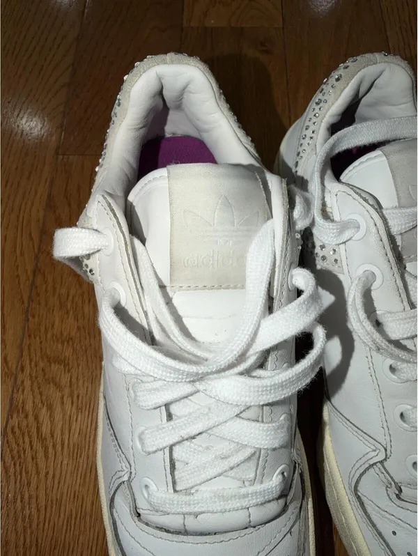 Size 6.5 US Women’s Adidas Forum Bold Crystal White Women - Image 11