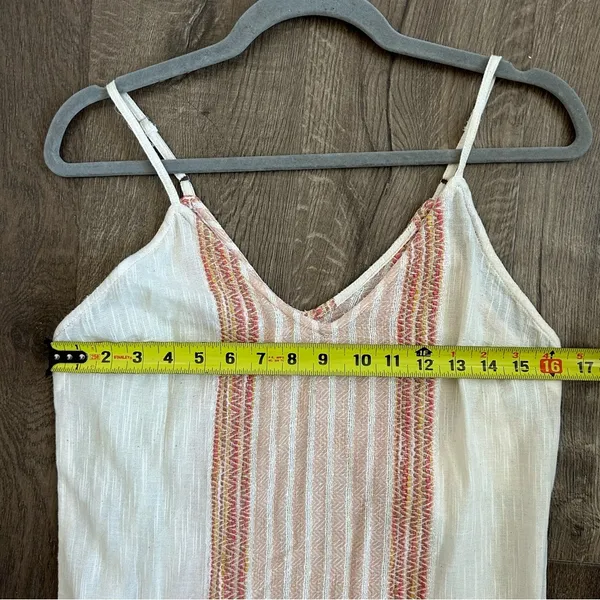 Rip Curl Cream Baja Stripe Midi Dress NWT S - Image 5