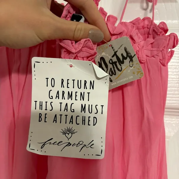 Free People Pink Maxi Dress NWT - Image 9